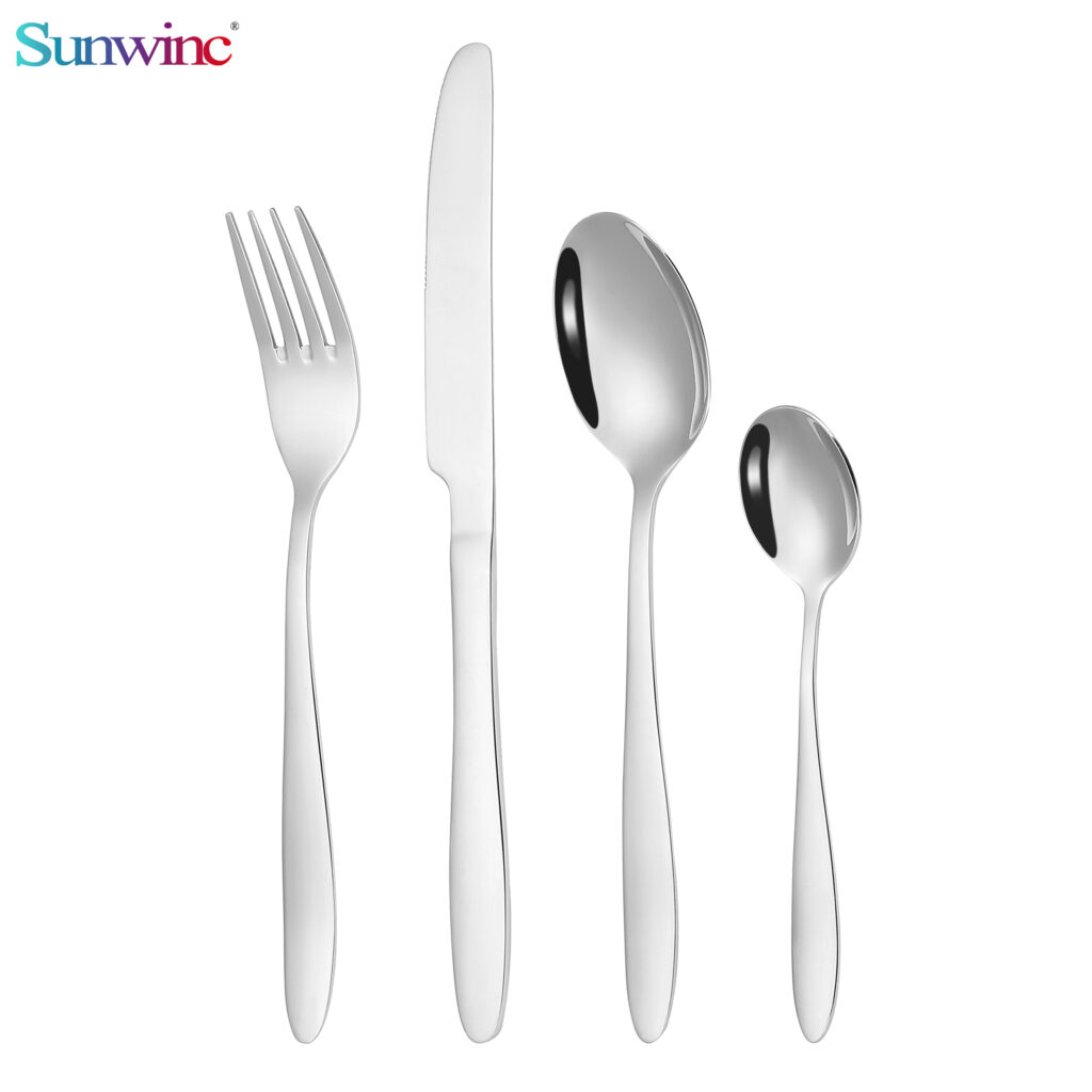 sw 044 trending products 2024 new arrivals hammers 304 stainless steel knife fork and spoon set cutlery
