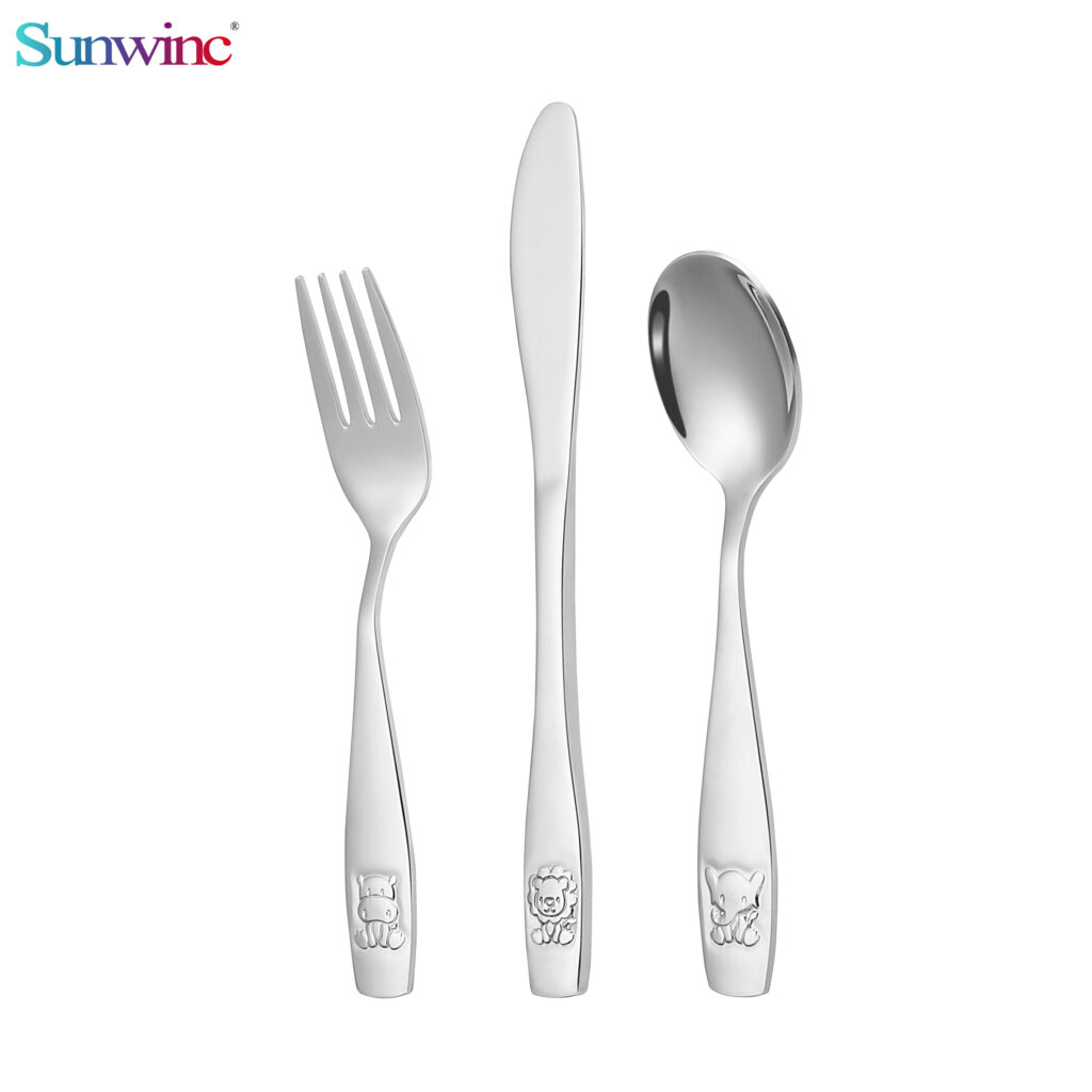 sw 044 trending products 2024 new arrivals hammers 304 stainless steel knife fork and spoon set cutlery