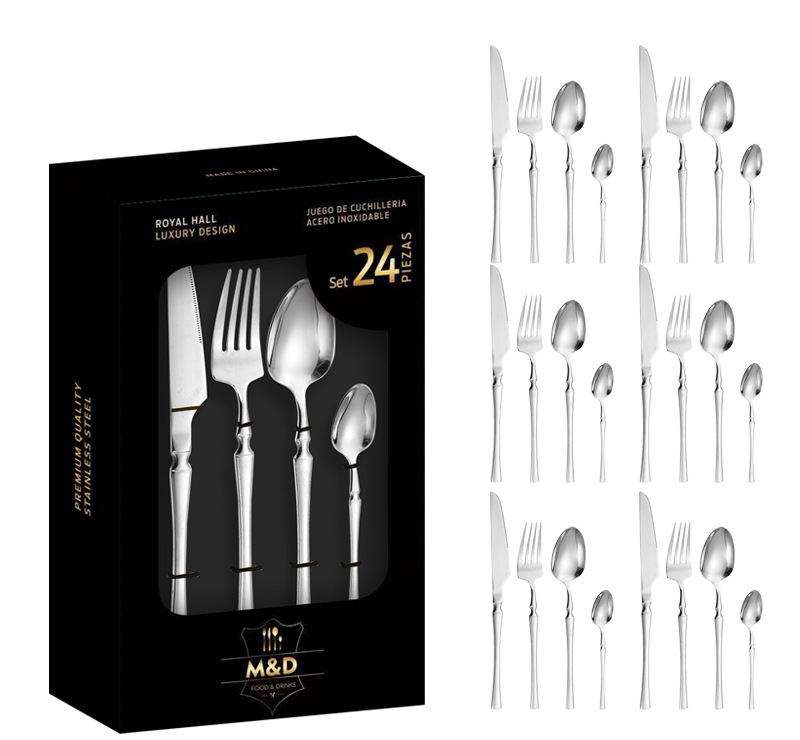sw 8805 stainless steel knife fork and spoon cutlery packing set (复制)